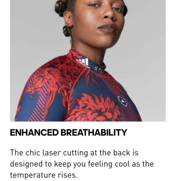 Rare Adidas by Stella McCartney long sleeve top ❤️ - Picture 8 of 13